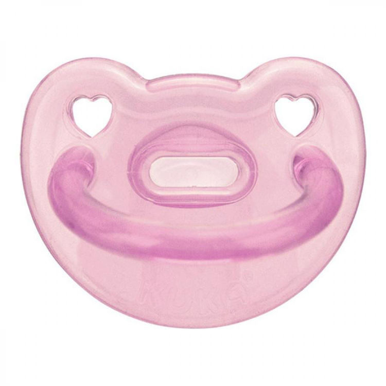 Imagen de Kuka Chupete Todo Silicona Anatomico Talle 2 Transparente + 6 meses - 2705