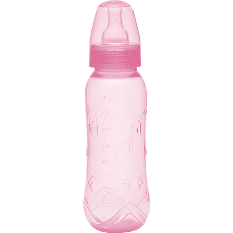 Imagen de Kuka Aquarela Mamadera 250 ml - Tetina Redonda - Rosado