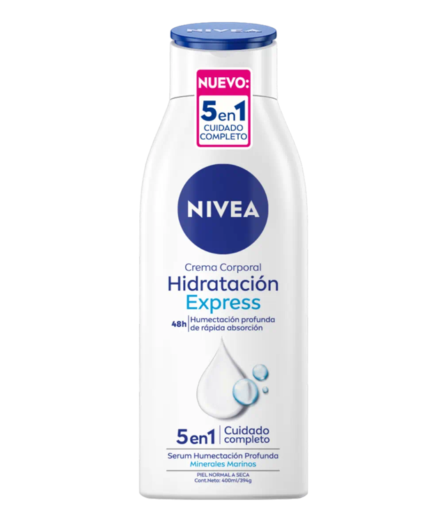 Imagen de Nivea Crema Body Milk Hidrat. Express Piel Normal/Seca 400 ml