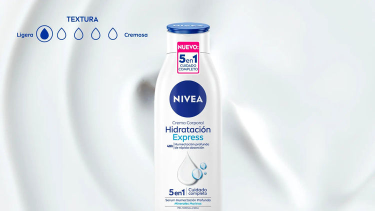 Imagen de Nivea Crema Body Milk Hidrat. Express Piel Normal/Seca 400 ml