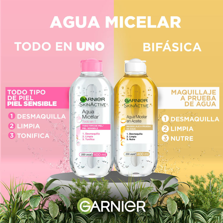 Imagen de Garnier Agua Micelar Bifásica Skin Active 400 ml