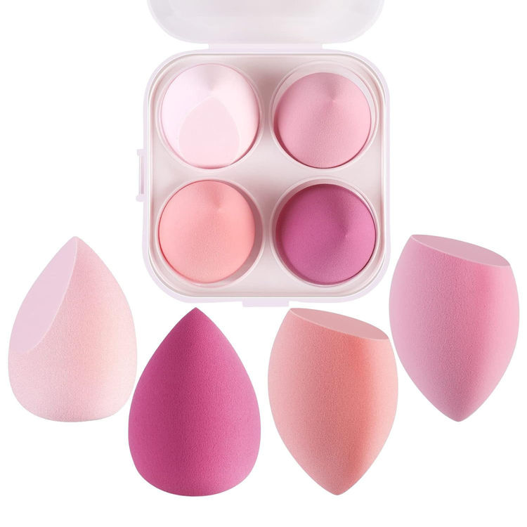 Imagen de Esponjas De Maquillaje Beauty Blender Pack x 4  - Huevera