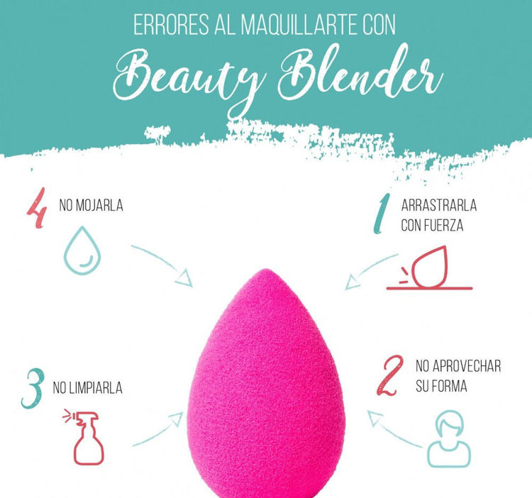 Imagen de Esponjas De Maquillaje Beauty Blender Pack x 4  - Huevera
