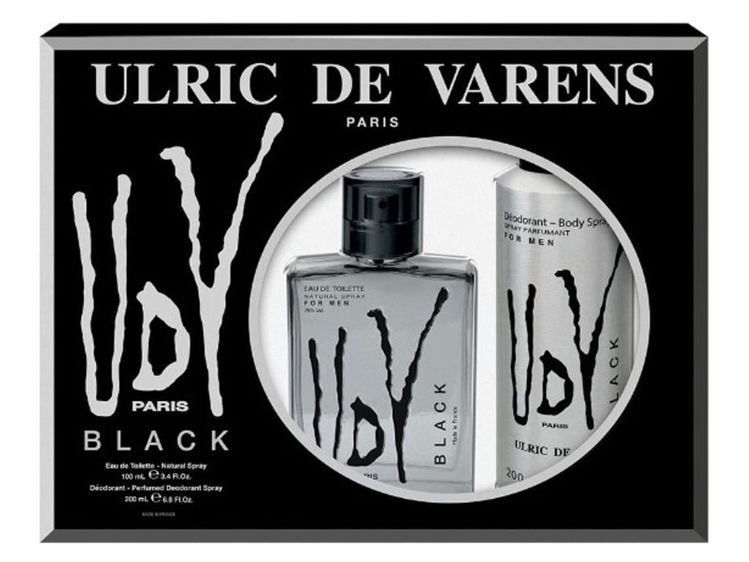 Imagen de Ulric de Varens  UDV Black Men  Perfume de Hombre 100 ml + Desodorante 200 ml