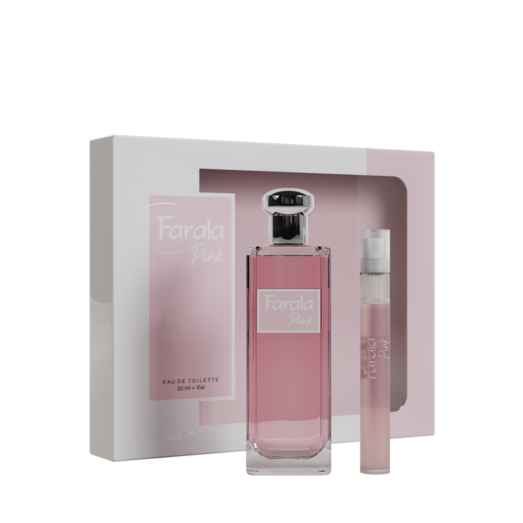 Imagen de Farala Pink Estuche Perfume de Mujer 50 ml + Perfumador de Cartera
