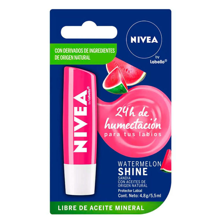 Imagen de Nivea Labello Protector de Labios Lip Care Watermelon Shine