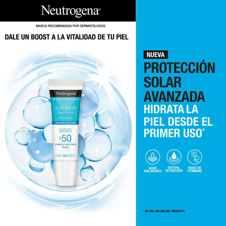 Imagen de Neutrogena Hydro Boost Sun Fresh Sin Color Fps 50 40 Ml