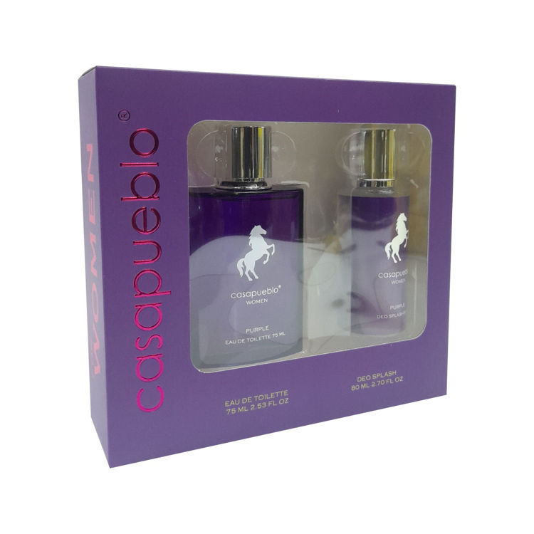 Imagen de Casapueblo Estuche Wild Purple Perfume De Mujer 75 ml + Deo Splash