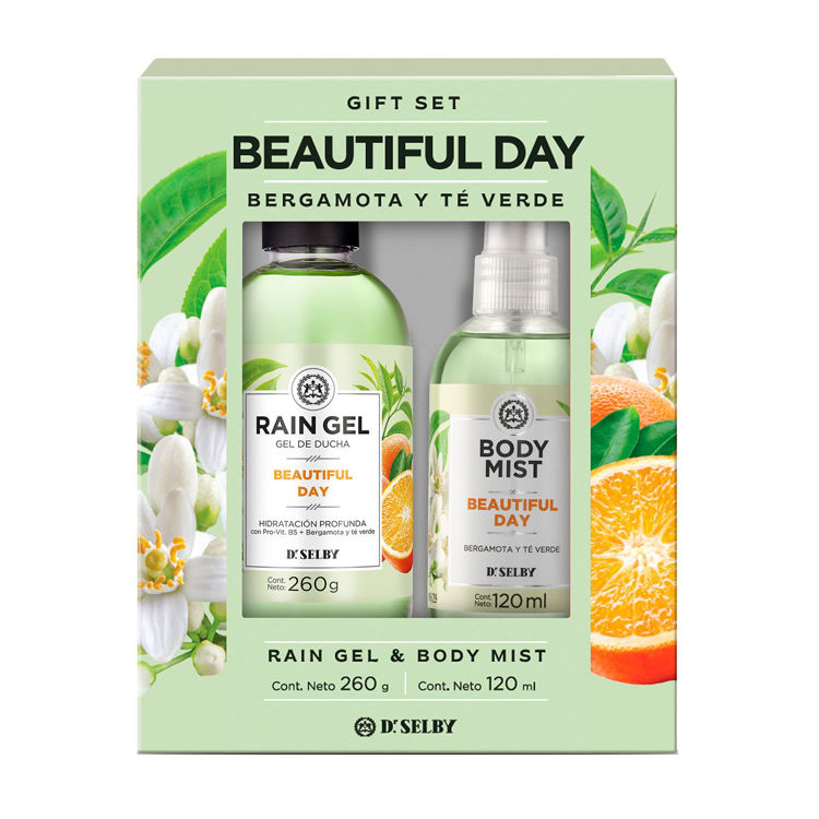 Imagen de Rain Gel Estuche Obsequio Beautiful Day Gel De Ducha + Body Splash 120 ml