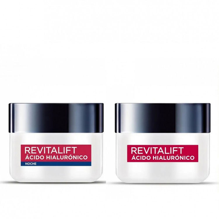 Imagen de L'Oréal París PAck Revitalift Hialurónico  Crema de Dia 50 ml + Crema de Noche 50 ml