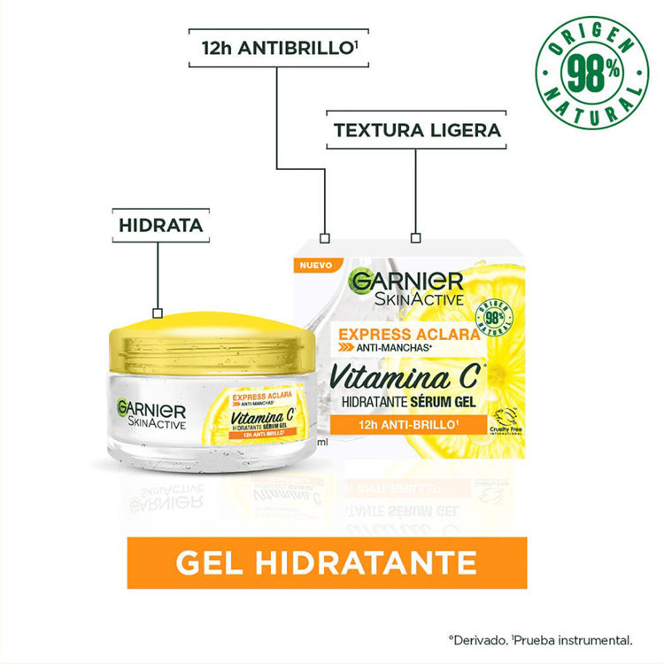 Imagen de Garnier Gel-Serum Hidratante Vitamina C 50 ml