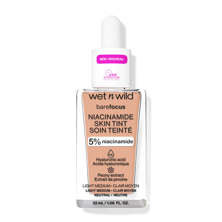 Imagen de Wet N Wild Base Bare Focus Con Niacinamid Skin Tint Light-Medium
