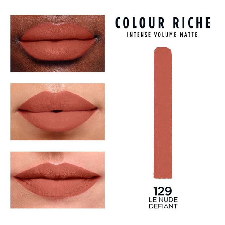 Imagen de L'Oreal Paris Labial  Voluminous Matte Le Nude Deflant 129