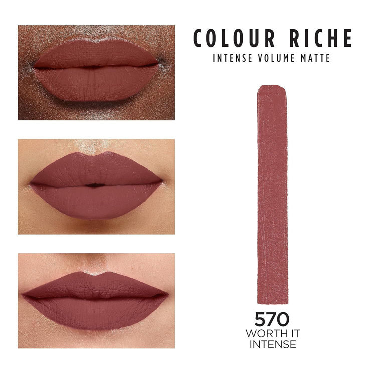 Imagen de L'Oreal Paris Labial  Voluminous Matte Worth it intense 570