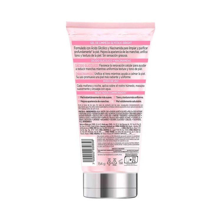 Imagen de Loreal Gel De Limpieza Glycolic-Bright Anti-Manchas 150 Ml
