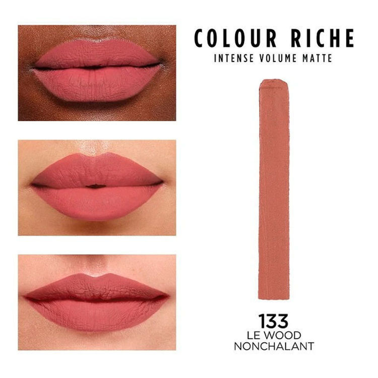 Imagen de L'Oreal Paris Labial Voluminous Matte Le Wood Monchalant 133