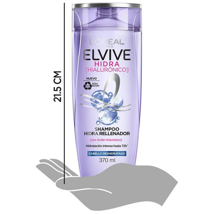 Imagen de L'Oréal Paris Elvive Shampoo Hidra Hialuronico 370 ml