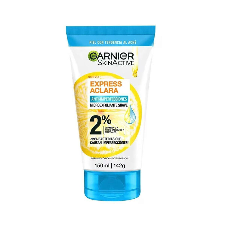 Imagen de Garnier Skin Active Exfoliante Aclara Anti-Acné  150Ml