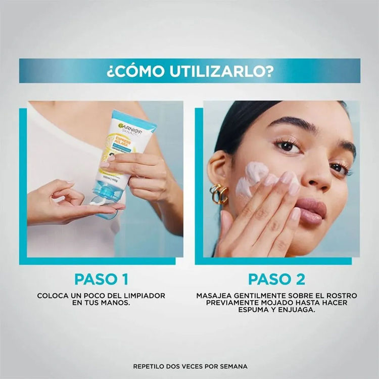 Imagen de Garnier Skin Active Exfoliante Aclara Anti-Acné  150Ml