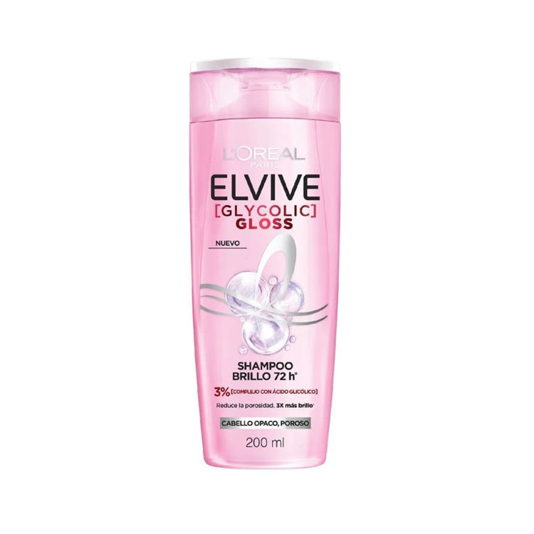 Imagen de L'Oréal Paris Shampoo Elvive Glycolic Gloss  200 ml
