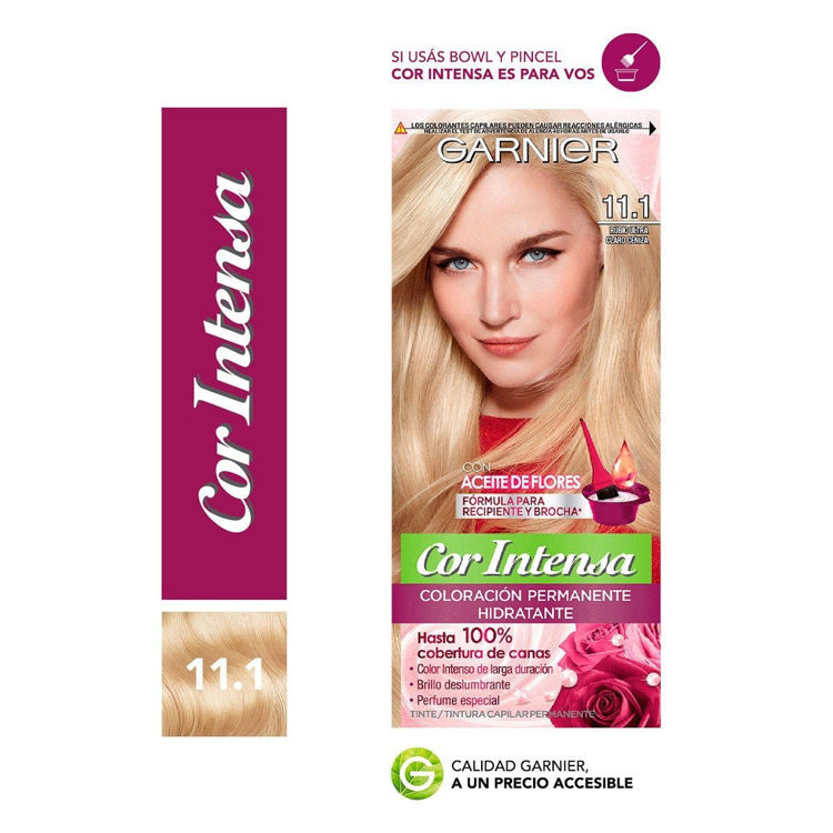 Imagen de Tinta Nutrisse Cor Intensa 11.1 - Extra Claro Ceniza