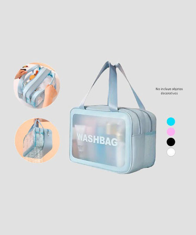 Imagen de Necessaire Washbag Doble Cierre Grande