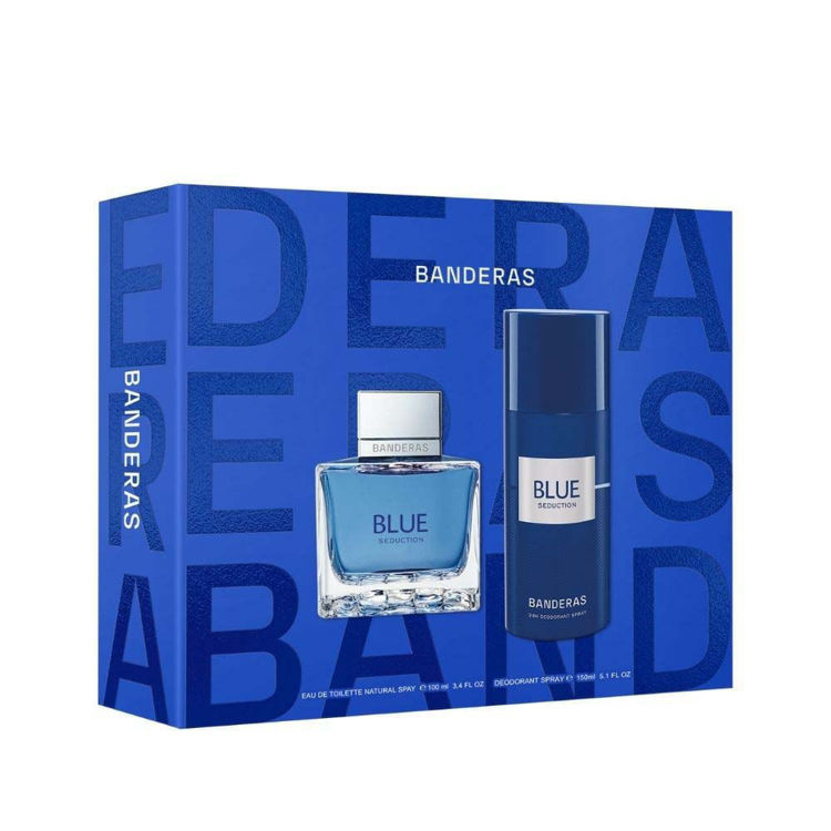 Imagen de Banderas Blue Seduction  Estuche Perfume de Hombre  100 ml + Desodorante
