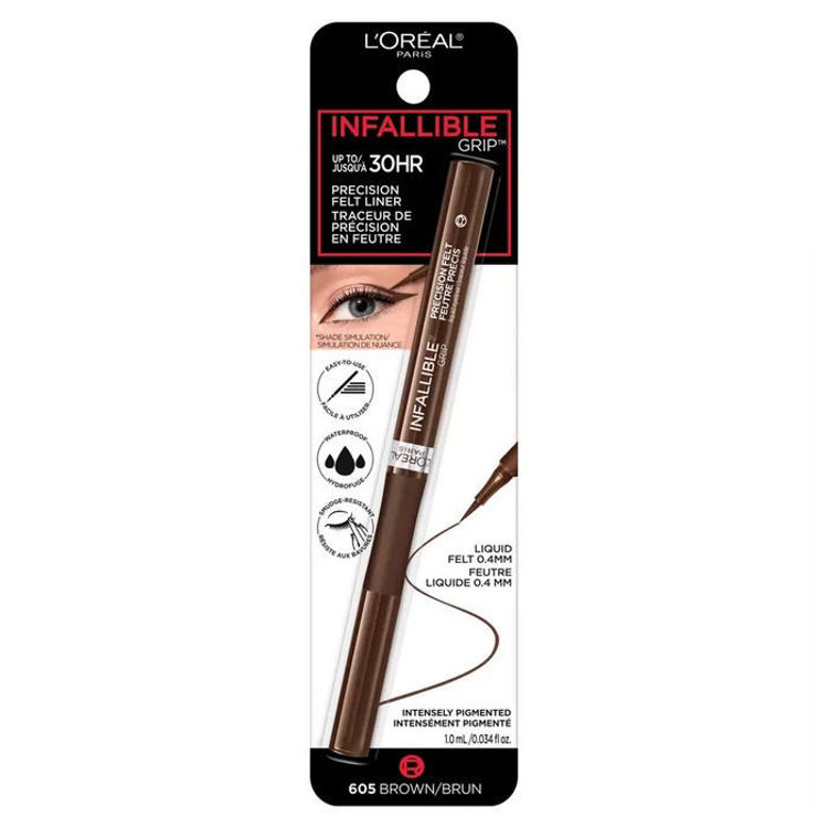 Imagen de L'Oréal París  Delineador de Ojos Infallible Grip Precision Felt - 605 Marrón