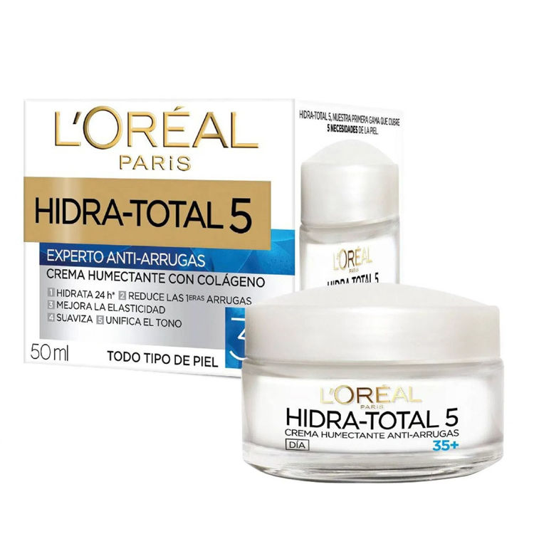 Imagen de L´Oréal Paris Crema  Hidra Total 5 Arrugas + 35 Años 50 ml