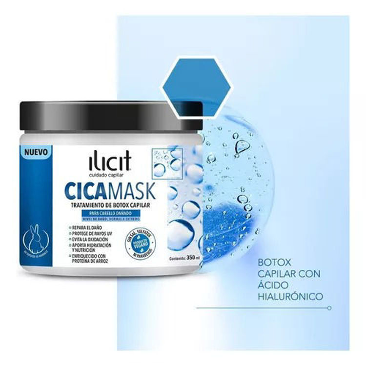 Imagen de Ilicit Cicamask Tratamiento De Botox Capilar Pote 350 ml