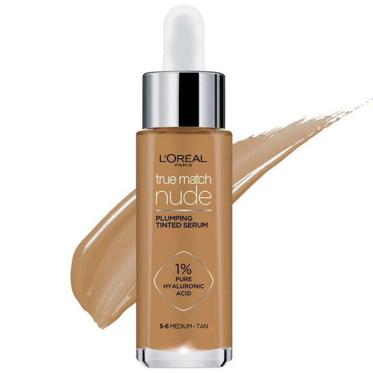 Imagen de L'Oreal Paris Base Serum True Match Tinted Con Acido Hialurónico  5-6 Medium Tan