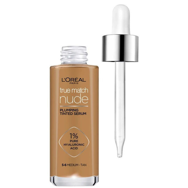 Imagen de L'Oreal Paris Base Serum True Match Tinted Con Acido Hialurónico  5-6 Medium Tan