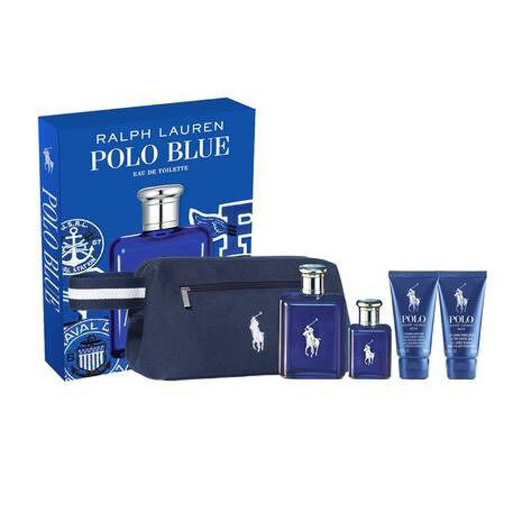 Imagen de Polo Ralph Lauren Estuche de Hombre Blue 125 ml + Perfume 40 + Shower Gel + after