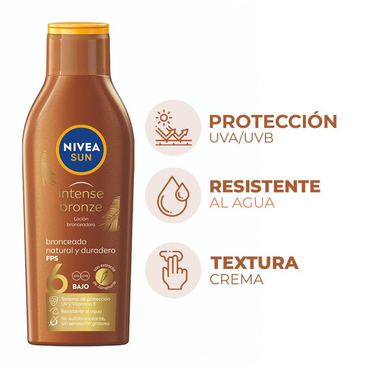 Imagen de Protector Solar Nivea Intense Bronze Fps X 200 Ml