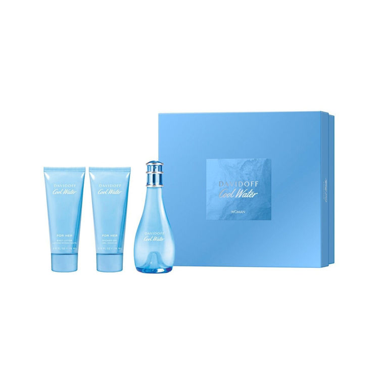 Imagen de Davidoff Cool Water Estuche Dama Edt 100 Ml + Shower + Body lotion