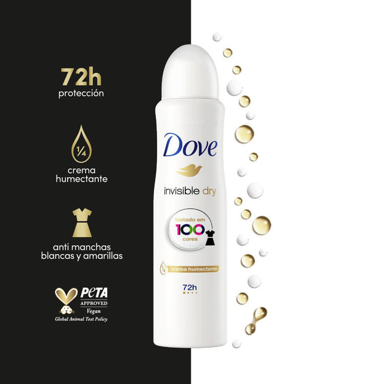 Imagen de Desodorante Dove Aerosol Invisible 150 Ml