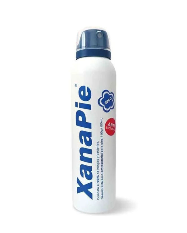 Imagen de Xanapie Desodorante Para Pies En Aerosol Seco Antibacterial 150 ml