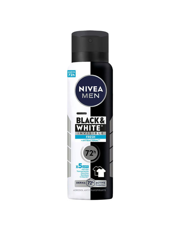 Imagen de Nivea Men Antitranspirante Desodorante En Aerosol Black&White 150 Ml