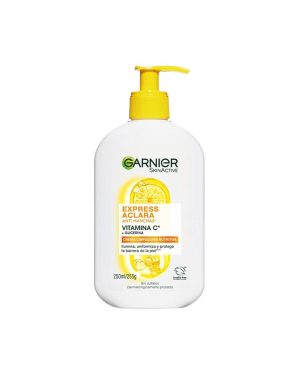 Imagen de Crema Garnier Skin Crema Limpiadora Express Aclara 236 Ml