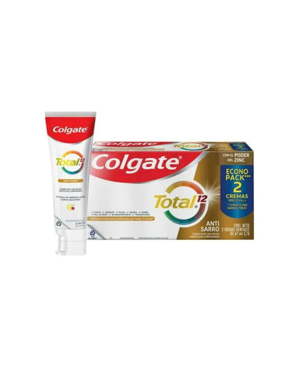 Imagen de Pasta de Dientes Colgate Total Prevencion Activa (Pack X 2)