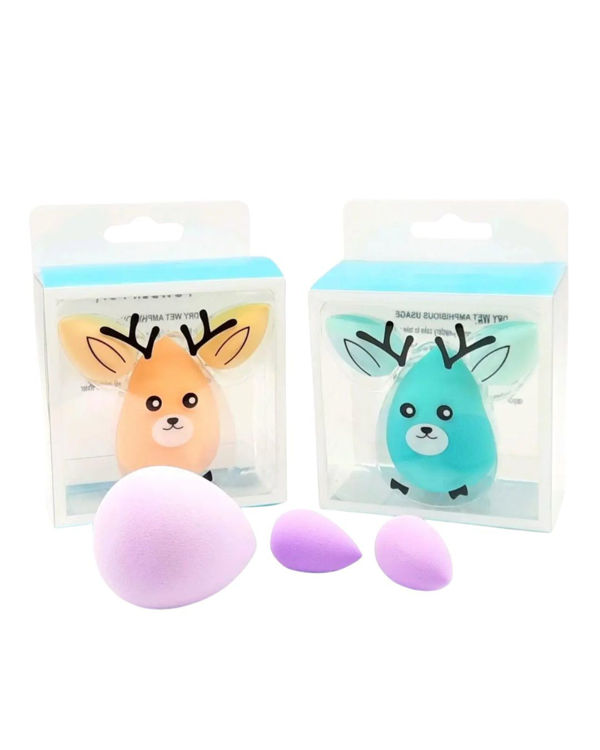 Imagen de Esponja Facial Pera Orejitas X 3