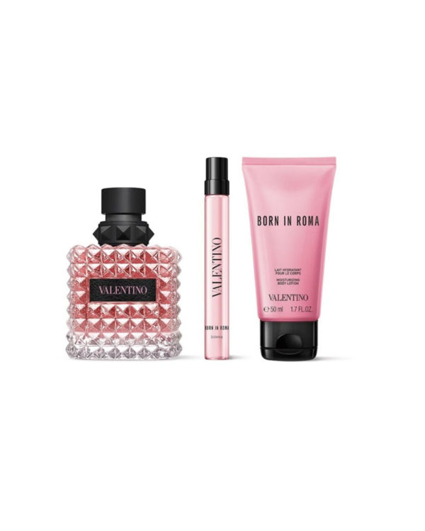 Imagen de Valentino Born In Roma Donna Estuche  Perfume 100ml + Body Lotion 50ml + 10Ml