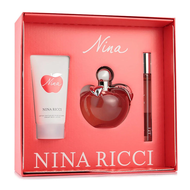 Imagen de Nina Ricci Estuche Edt 80 ml + Lotion 100 ml + Edt 10 ml
