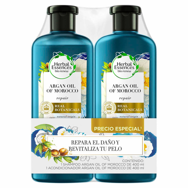 Imagen de Herbal Essences Pack Argan Shampoo  400 ml + Acondicionador 400 ml