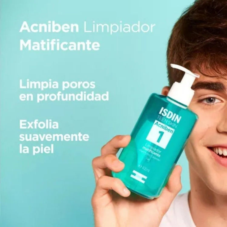 Imagen de Isdin Acniben Limpiador en  Gel Matificante 400 ml