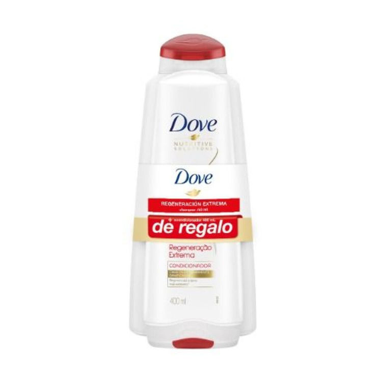 Imagen de Pack Dove Shampoo 750 ml + Acondicionador 400 ml - Regenera Extrema